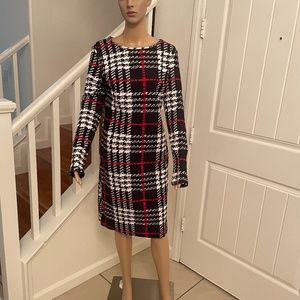 Plaid Midi Dress